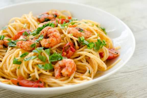 pasta-kochkurs-muenchen-garnelen-spaghetti